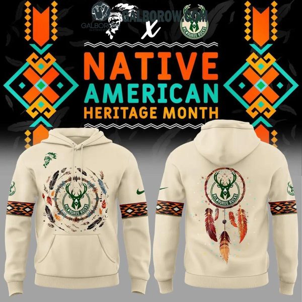 Milwaukee Bucks Native American Heritage Month Love 2024 Hoodie T-Shirt