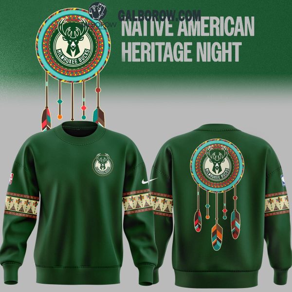 Milwaukee Bucks Native American Heritage Night Sweatshirt 2024 Hoodie T-Shirt