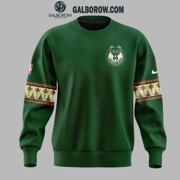 Milwaukee Bucks Native American Heritage Night Sweatshirt 2024 Hoodie T-Shirt