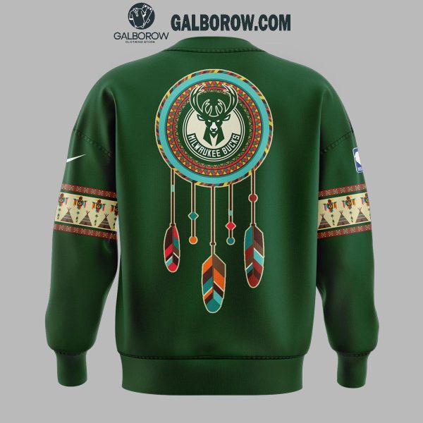 Milwaukee Bucks Native American Heritage Night Sweatshirt 2024 Hoodie T-Shirt