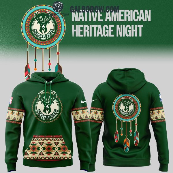 Milwaukee Bucks Pride Of Native American Heritage 2024 Hoodie T-Shirt