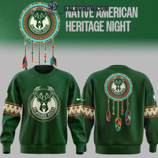 Milwaukee Bucks Pride Of Native American Heritage 2024 Hoodie T-Shirt