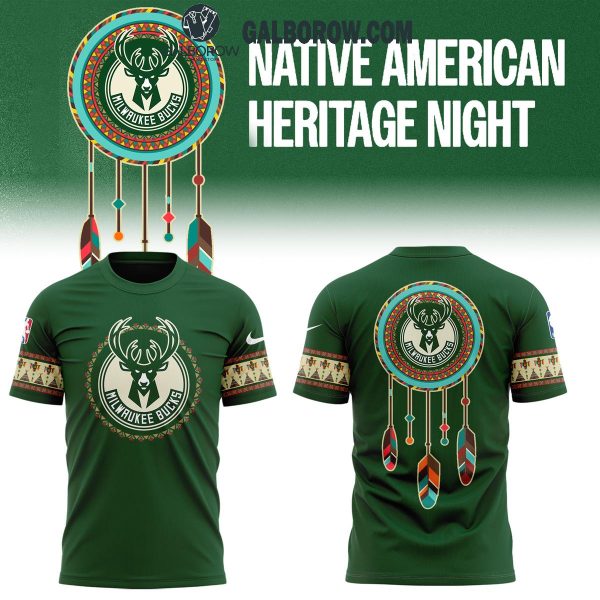 Milwaukee Bucks Pride Of Native American Heritage 2024 Hoodie T-Shirt