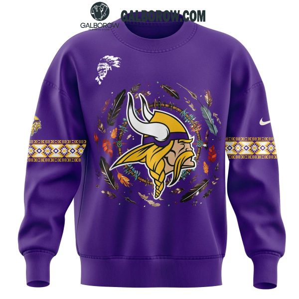 Minnesota Vikings Native American Heritage Night Sweatshirt 2024 Hoodie T-Shirt