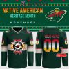 Dallas Stars 2024 Native American Heritage Month Personalized Hockey Jersey