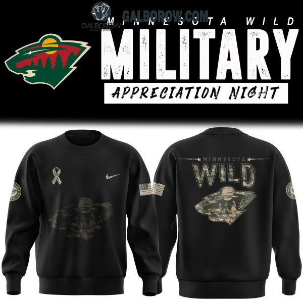 Minnesota Wild Celebration The Night Of Military Appreciation 2024 Hoodie T-Shirt