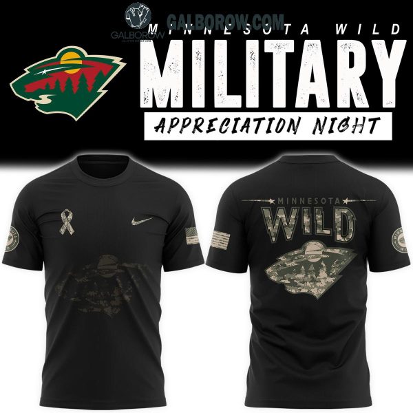 Minnesota Wild Celebration The Night Of Military Appreciation 2024 Hoodie T-Shirt