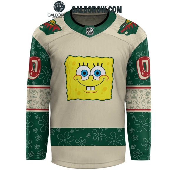 Minnesota Wild Pride Spongebob 25th Anniversary 2024 Personalized Hockey Jersey