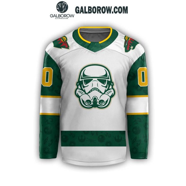 Minnesota Wild Star Wars 2024 Thank You Personalized Hockey Jersey