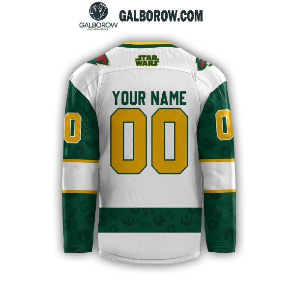 Minnesota Wild Star Wars 2024 Thank You Personalized Hockey Jersey