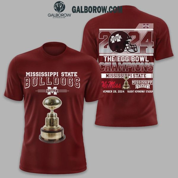 Mississippi State Bulldogs 2024 The Egg Bowl Champions Hoodie T-Shirt