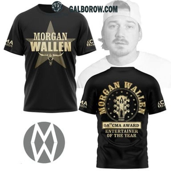 Morgan Wallen 58th Annual CMA Award 2024 Black Version Hoodie T-Shirt