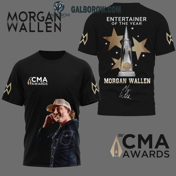 Morgan Wallen Entertainer Of The Year CMA Award 2024 Black Hoodie T-Shirt