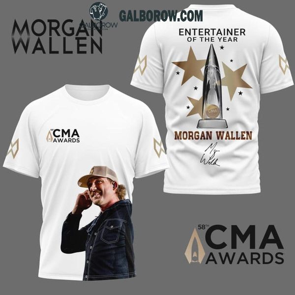 Morgan Wallen Entertainer Of The Year CMA Award 2024 Hoodie T-Shirt White