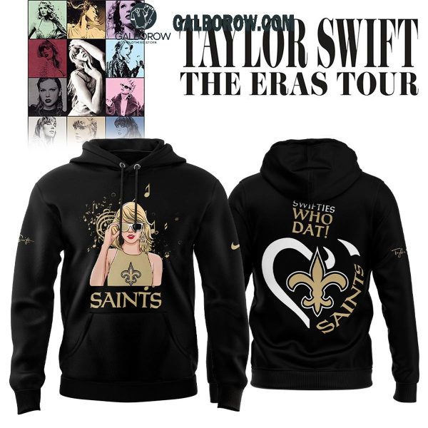 New Orleans Saints Celebrating Taylor Swift The Eras Tour Hoodie T-Shirt