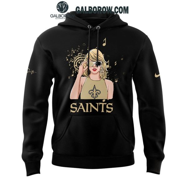 New Orleans Saints Celebrating Taylor Swift The Eras Tour Hoodie T-Shirt