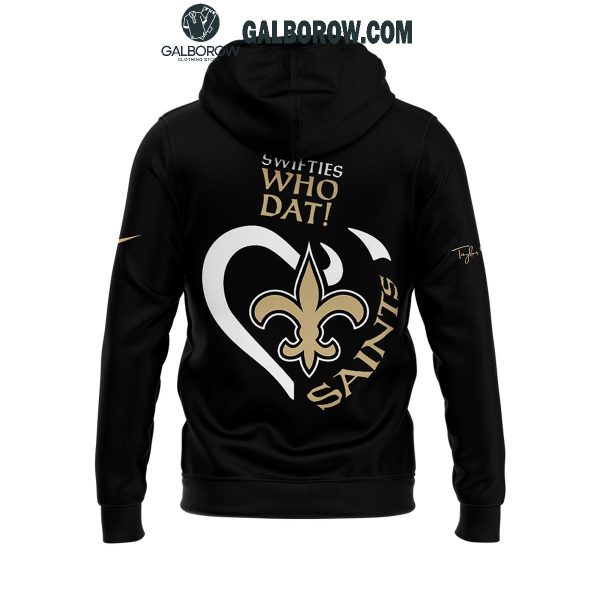 New Orleans Saints Celebrating Taylor Swift The Eras Tour Hoodie T-Shirt