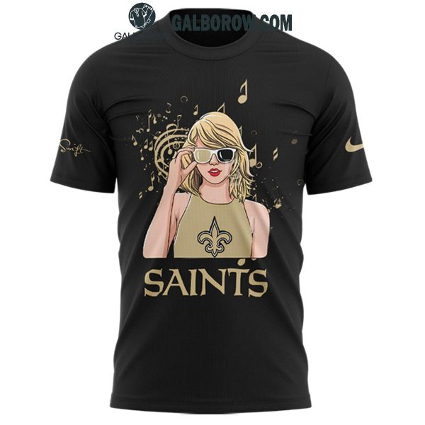 New Orleans Saints Celebrating Taylor Swift The Eras Tour Hoodie T-Shirt