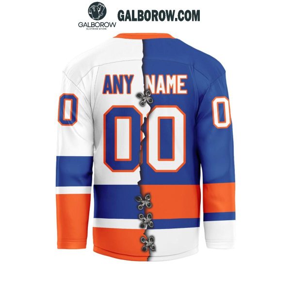 New York Islanders 2024 Home Mix Away Personalized Hockey Jersey