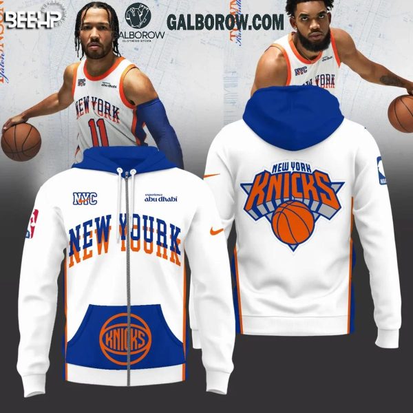 New York Knicks City Edition Swingman 2024 Experience Abu Dhabi Hoodie T-Shirt