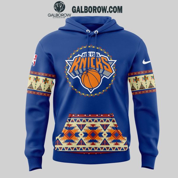 New York Knicks The Pride Of Native American Heritage 2024 Celebrating Hoodie T-Shirt