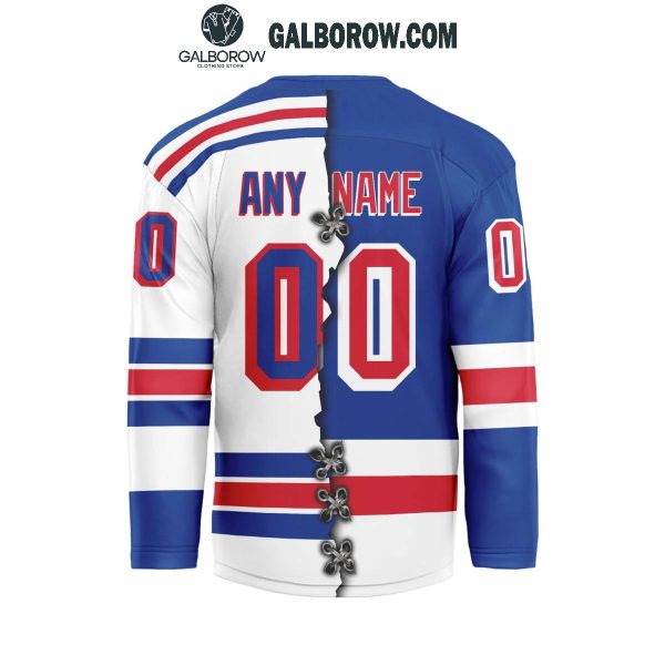 New York Rangers 2024 Home Mix Away Personalized Hockey Jersey