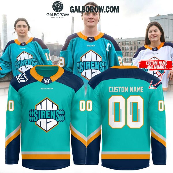 New York Sirens PWHL 2024 Personalized Hockey Jersey