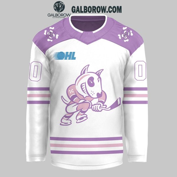 Niagara IceDogs Mascot Bones 2024 Personalized Hockey Jersey