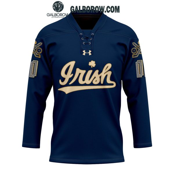 Notre Dame Fighting Irish Go Irish Hockey Team 2024 Personalized Hockey Jersey