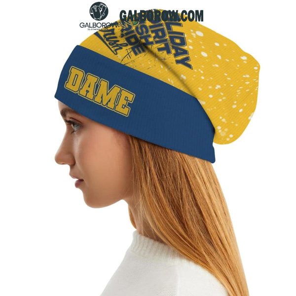 Notre Dame Fighting Irish Holiday Spirit Irish Pride Christmas Beanie Hat