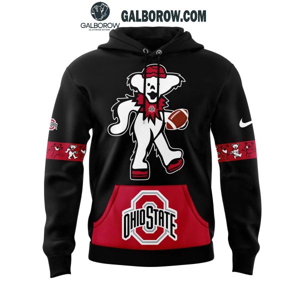 Ohio State Buckeyes Grateful Dead Football And Rock Night Hoodie T-Shirt