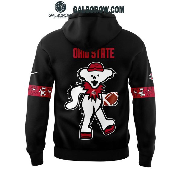 Ohio State Buckeyes Grateful Dead Football And Rock Night Hoodie T-Shirt