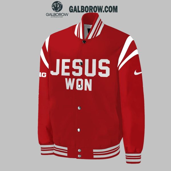 Ohio State Buckeyes Jesus Won 2024 Baseball Jacket Red