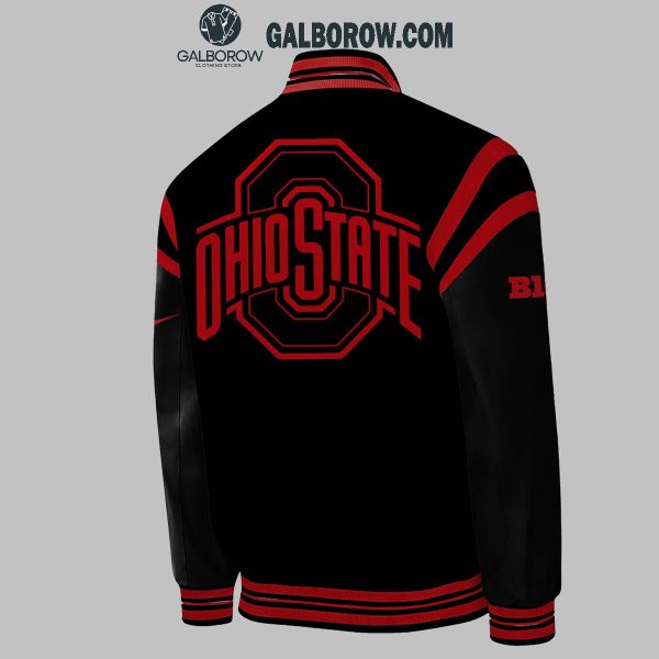 Ohio State Buckeyes Jesus Won 2024 Black Baseball Jacket