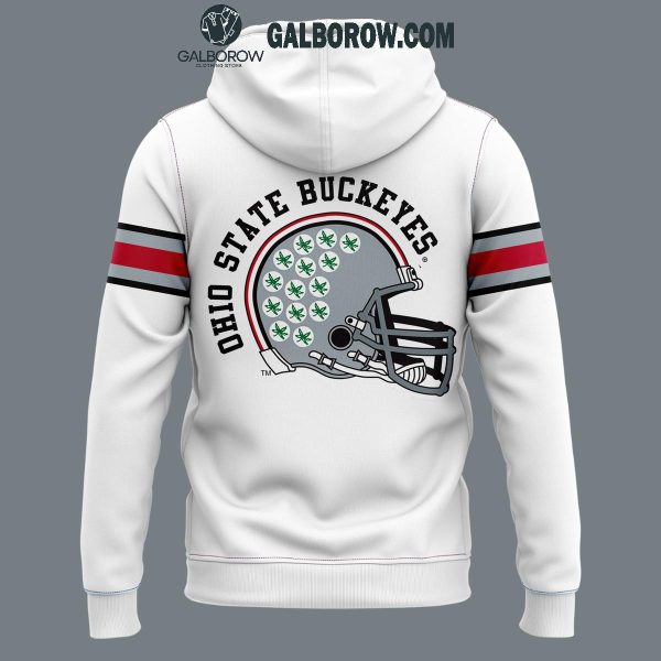 Ohio State Buckeyes We Are One Football Team 2024 White Design Hoodie T-Shirt