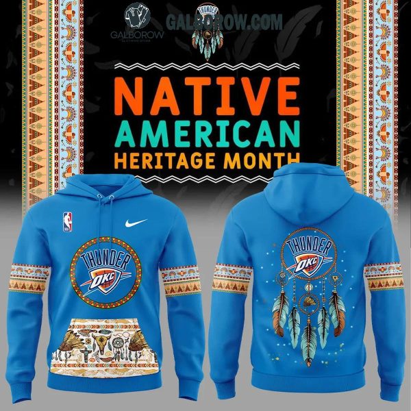 Oklahoma City Thunder 2024 Native American Heritage Original Hoodie T-Shirt