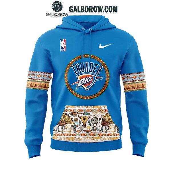 Oklahoma City Thunder 2024 Native American Heritage Original Hoodie T-Shirt