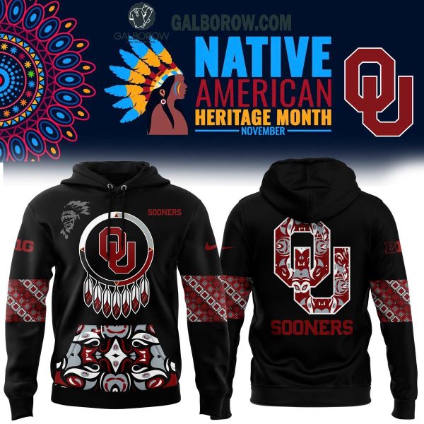 Oklahoma Sooners 2024 Celebrating Native American Heritage Month Hoodie T-Shirt