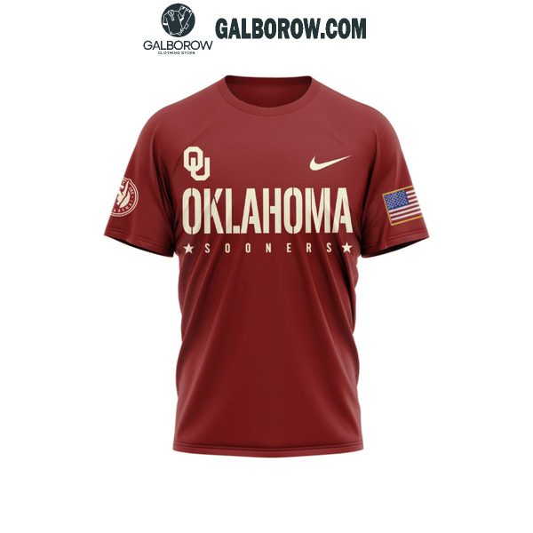 Oklahoma Sooners America Colors Patriots Spirit Boomer Sooner Hoodie T-Shirt