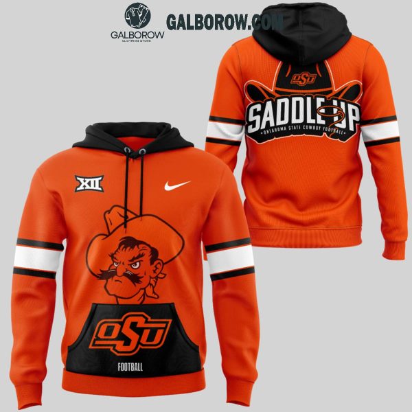 Oklahoma State Cowboys Saddle Up Let’s Go Orange Hoodie T-Shirt