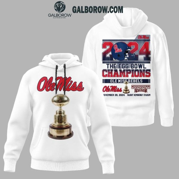 Ole Miss Rebels 2024 The Egg Bowl Champions Hoodie T-Shirt