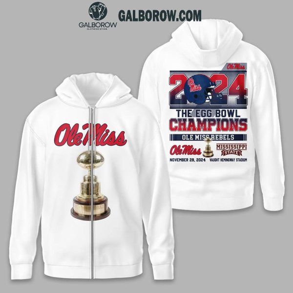 Ole Miss Rebels 2024 The Egg Bowl Champions Hoodie T-Shirt