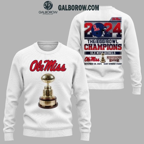 Ole Miss Rebels 2024 The Egg Bowl Champions Hoodie T-Shirt