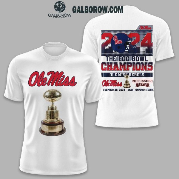 Ole Miss Rebels 2024 The Egg Bowl Champions Hoodie T-Shirt