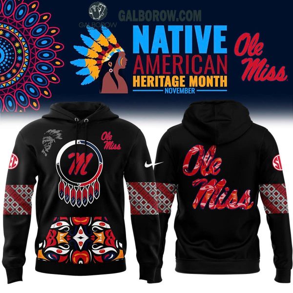 Ole Miss Rebels Football For Native American Heritage Month 2024 Hoodie T-Shirt