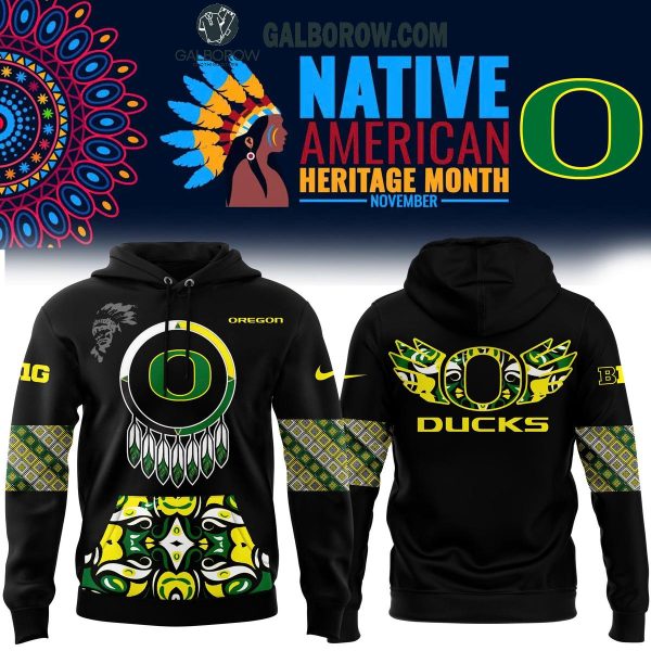 Oregon Ducks 2024 Celebrating Native American Heritage Month Hoodie T-Shirt