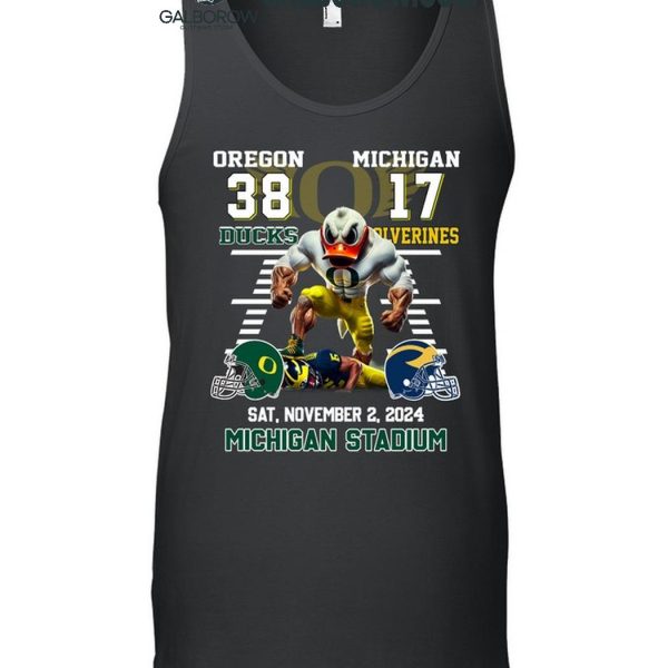 Oregon Ducks Beat Michigan Wolverines 2024 In Michigan Stadium T Shirt