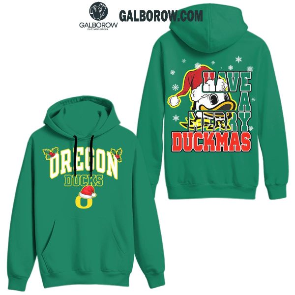 Oregon Ducks Have A Merry Duckmas Hoodie T-Shirt