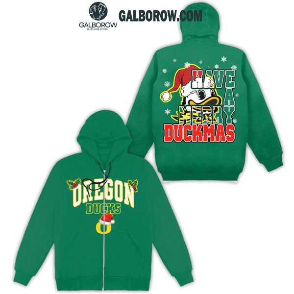 Oregon Ducks Have A Merry Duckmas Hoodie T-Shirt