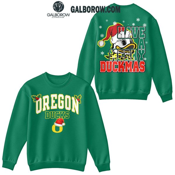 Oregon Ducks Have A Merry Duckmas Hoodie T-Shirt